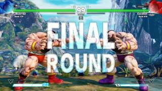 Street Fighter V Online - Bum163 Gief Vs Corybell Gief April 12, 2016
