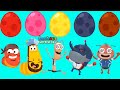 Surprise egg with jump stamp transformation play  bingo song baby song nursery rhymes  kids song