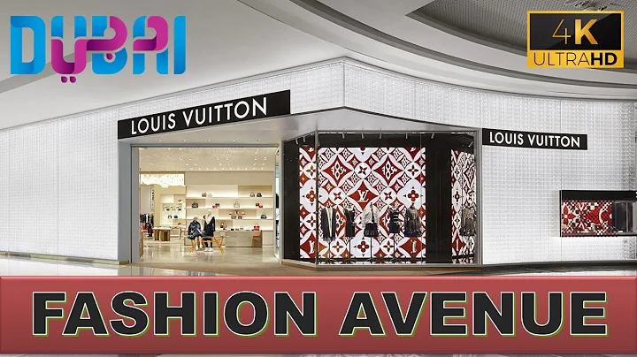 Dubai Mall Fashion Avenue Walking Tour 4k (July 2023)