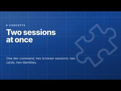 Extension.js: one dev command, two browser sessions
