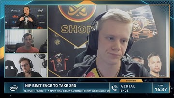 Aerial emotional interview after loss vs. NiP  in Dreamhack Masters Spring