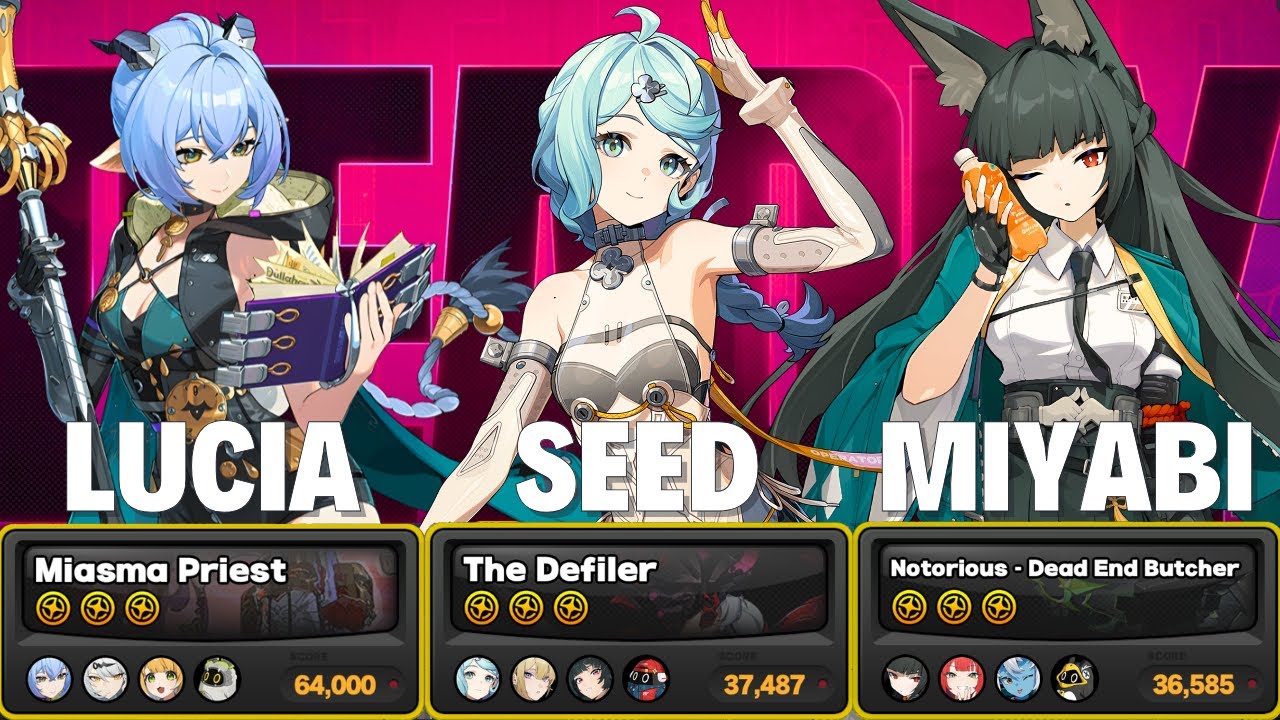 M0 Lucia x M0 Seed Evelyn Dual x M0 Miyabi Mono Ice | Deadly