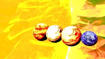 Corot 7 Planetary System | Planets & Orbits | 4K