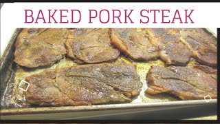 🆙😍 SUPER easy pork loin steaks in the oven❗