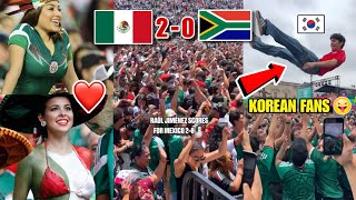 🇲🇽🤯 Mexico fans crazy reactions after beating South Africa 2-0 in the opening match World Cup 2026