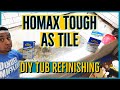 How To Restore an Old Bathtub For Under $60!!!  | Homax Tough as Tile Refinishing Kit