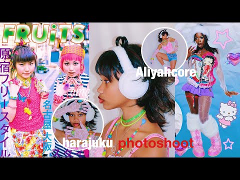 Harajuku x Aliyahcore inspired photoshoot🧚🏾💕💗🌸🍭🎀🧸