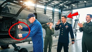 They Made Broke Veteran Sweep Hangar Floor — Until Apache Wouldn't Start and Colonel Called His Name