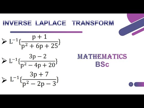 !! L^(-1) {(p+1)/(p^2+6p+25)}
