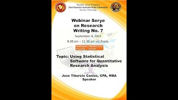 USING STATA FOR QUANTITATIVE RESEARCH ANALYSIS, PART 1. #stata