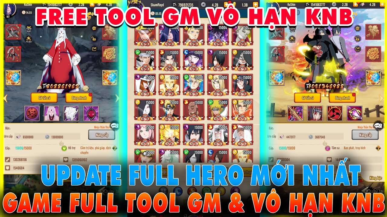 Lục Đạo Truyền Kỳ AFK Lậu Tool GM - Free Tool GM Vô Hạn KNB - Free Full ...