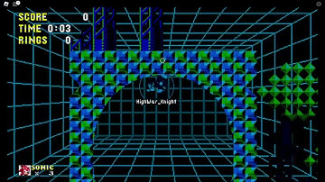 Classic Sonic Simulator V12 - Flooded Test Zone. (By: Nate070214.)