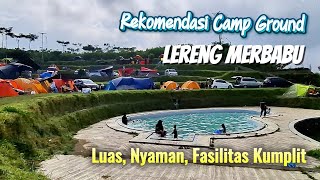 Recommended Camping Grounds on the Slopes of Mount Merbabu. Campervans Can Be Enjoyed in a Cool P...
