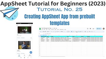 Creating Customers Resource Management App in Less than 5 minutes from prebuilt AppSheet Template.