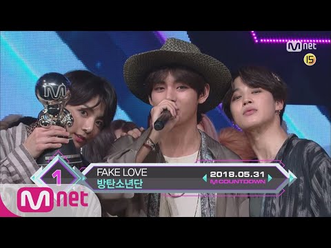 Top In 5Th Of May, 'Bts With 'Fake Love', Encore Stage! M Countdown 180531 Ep.572