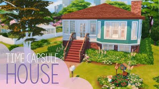 Time Capsule Family Home | The Sims 4 Stop Motion Retro Build | NoCC