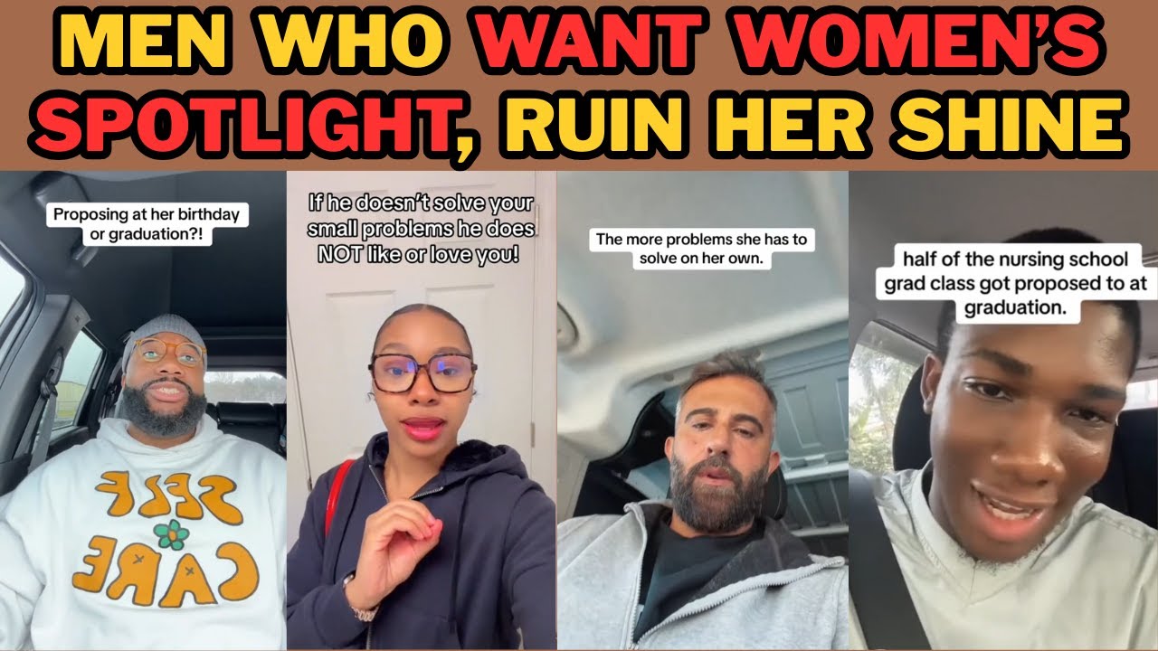 TIKTOK MEN WONDER WHY WOMEN LOSE INTEREST IN THEIR MEN| TIKTOK MEN PROPOSING ON GRADUATION DAY