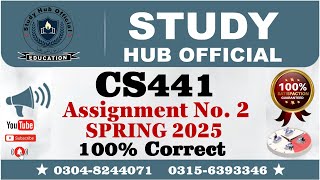 CS441 Assignment 2 solution Spring 2025, CS441 Assignment 2 solution 2025, CS441 Assignment