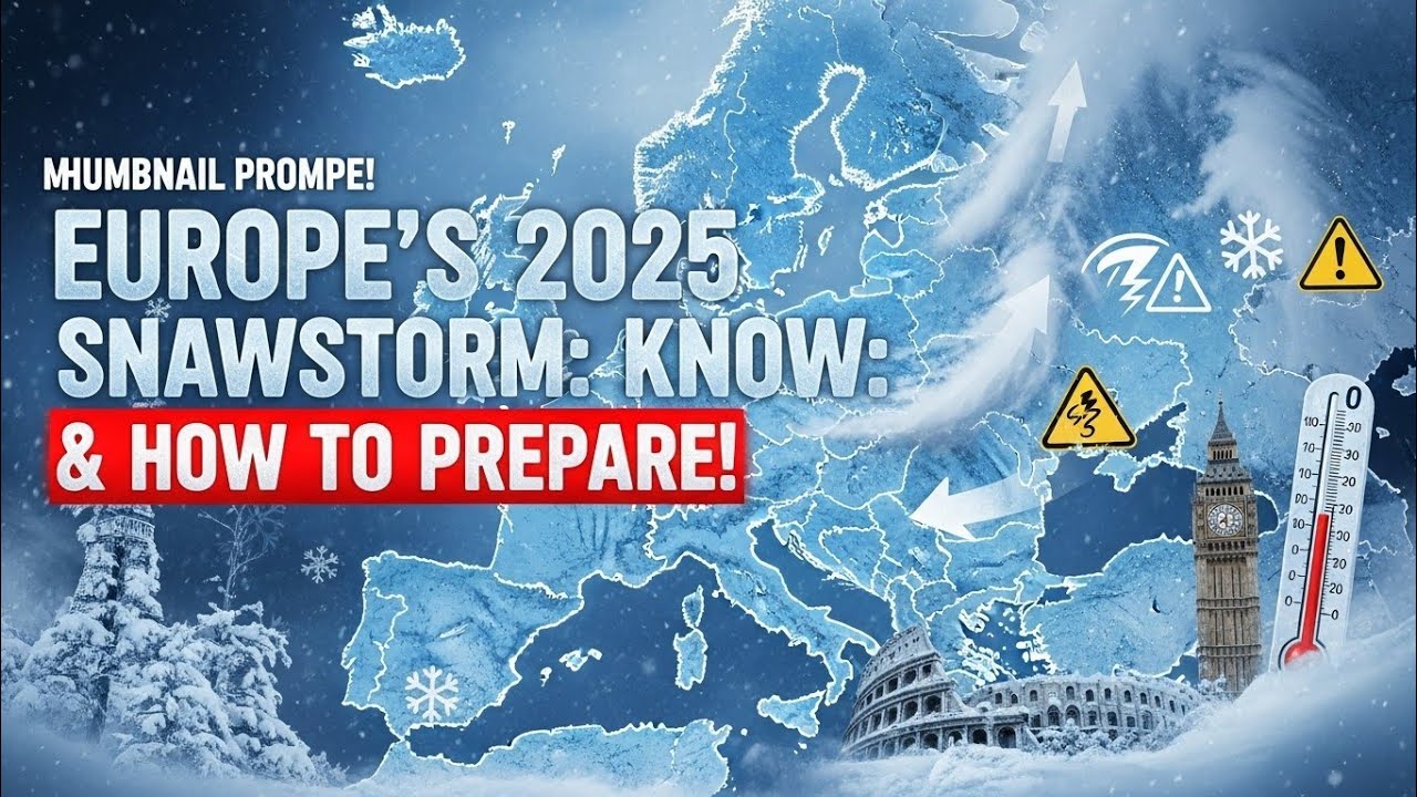 Europe's 2025 Snowstorm: What You Need to Know! - YouTube