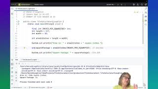 M02 CIS171 Tile Calculator Type Conversion Example