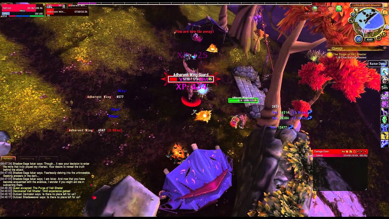 The Purge of Veil Shadar WoW Quest YouTube