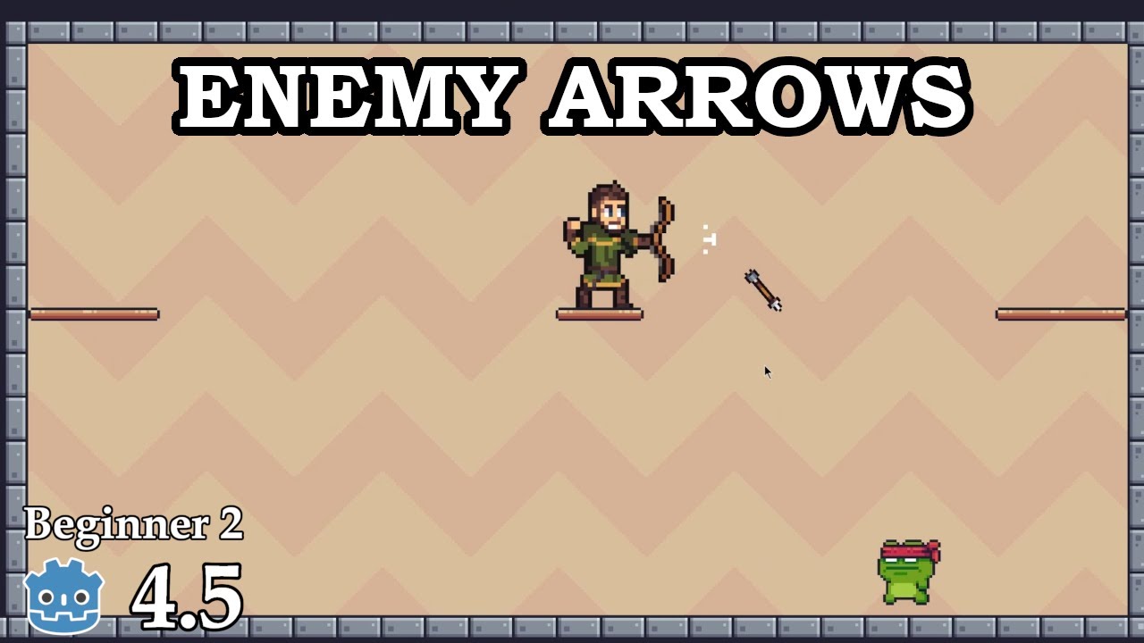 How do you create enemy shoot arrow - platformer - Learn Godot 4 2D ...