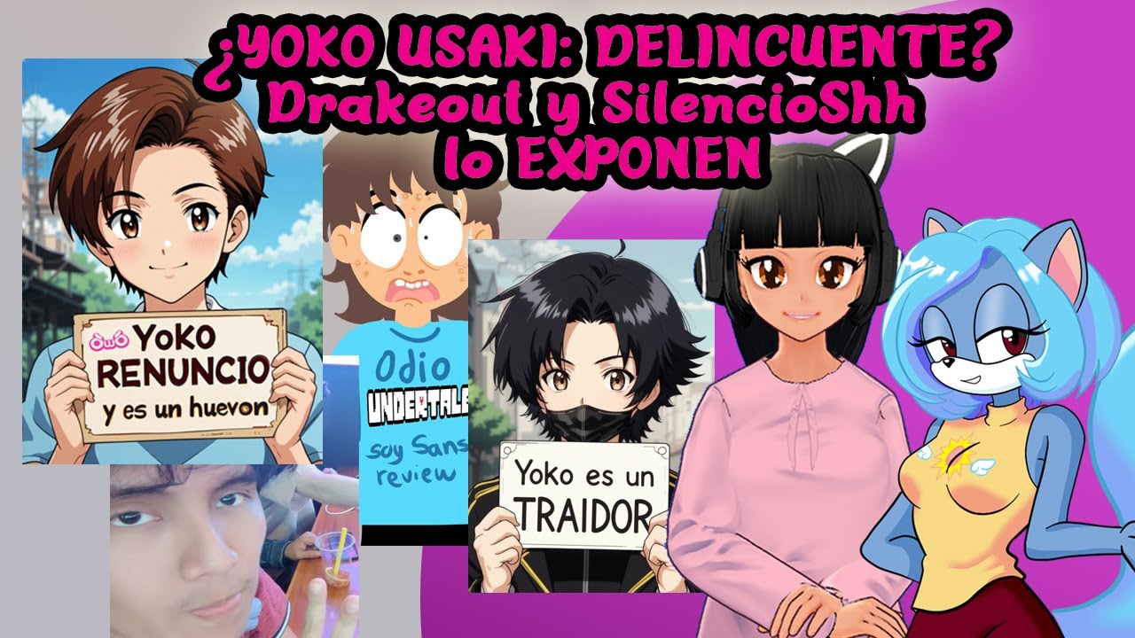 ¿YOKO USAKI: DELINCUENTE? 😱 Drakeout y SilencioShh lo EXPONEN 🍿🔥