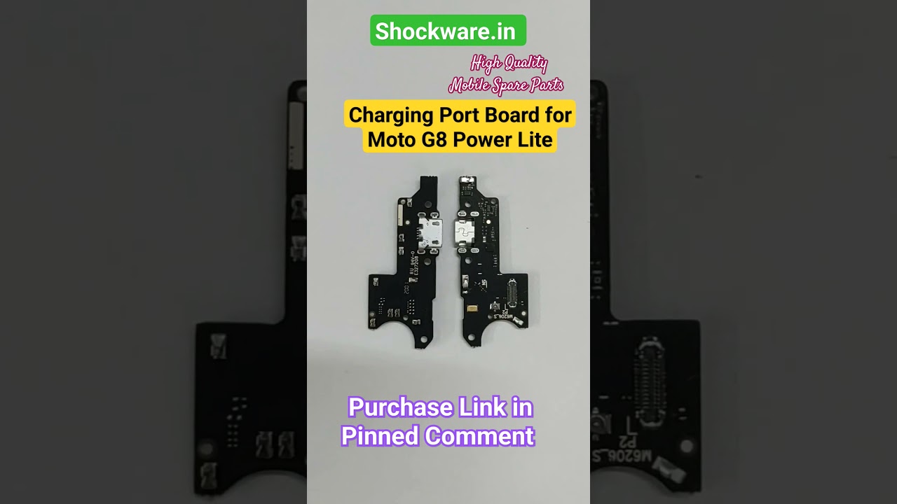 BUY Shockware Charging Port PCB Board For Moto G8 Power Lite / All ICs / Support Fast Charging