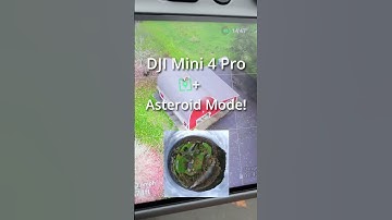 🔥DJI Mini 4 Pro: How to use Asteroid Mode 😎 #dji #drone