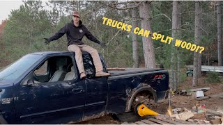 My truck that splits FIREWOOD!