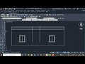 Dessin autocad  la face de blant de btiment