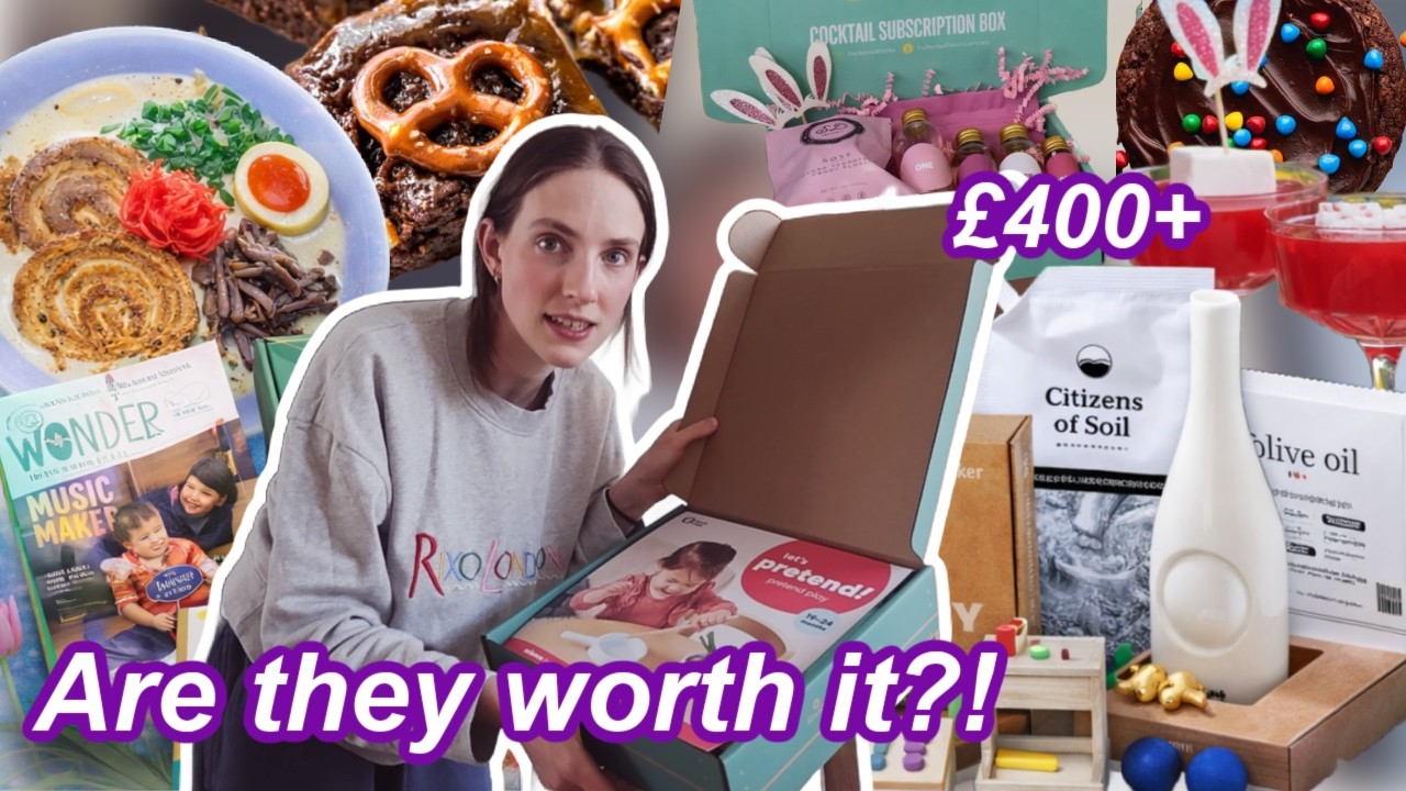 I Spent £400 on Subscription Boxes… Were Any Worth It?
