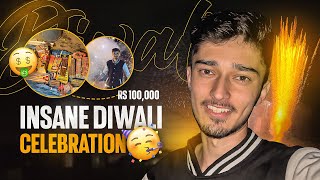 BEST EVER DIWALI CELEBRATION WITH FAMILY | BURSTING MASSIVE  CRACKER STASH