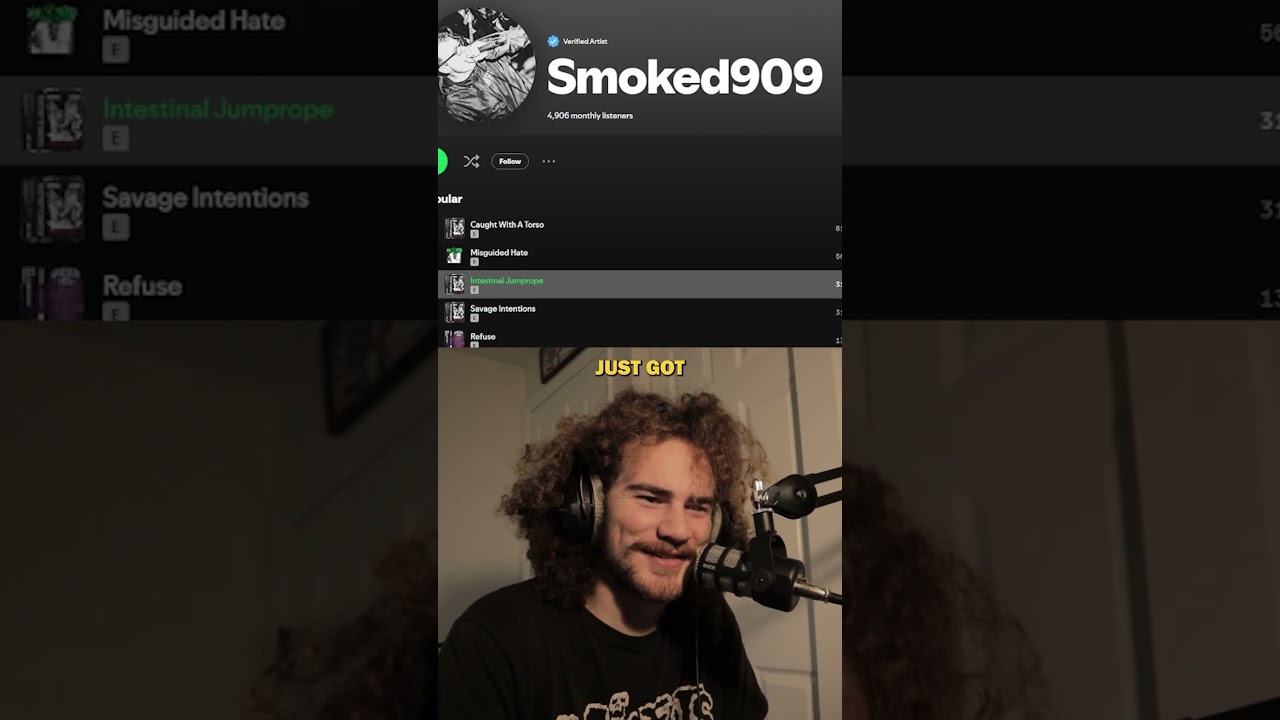 Reacting to underground hardcore bands 