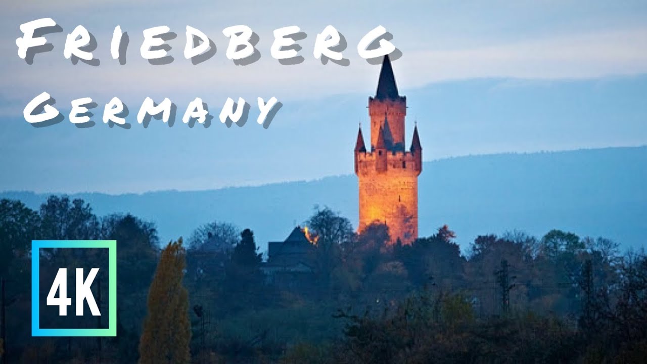 Friedberg,Germany 🇩🇪 | Sommer Street Walk | City Tour | 4K 60fps