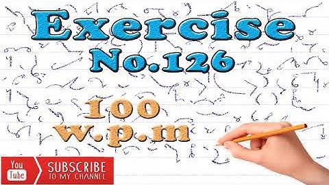 100 WPM, Shorthand English Dictation, Exercise No.126