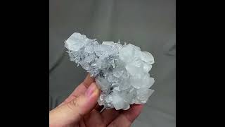Video preview: Floater Quartz Cluster with Calcite — Fujian, China | Natural Mineral Specimen
