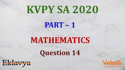 KVPY 2020 SA Mathematics  Part I  Question 14 Answer B Permutation Block-method Shubham Jhanwar