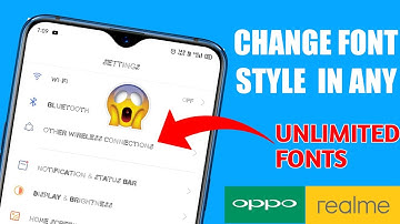 Change Font Style In Any Oppo & Realme Device | Change Font Style In Any Android | Without Root 2020