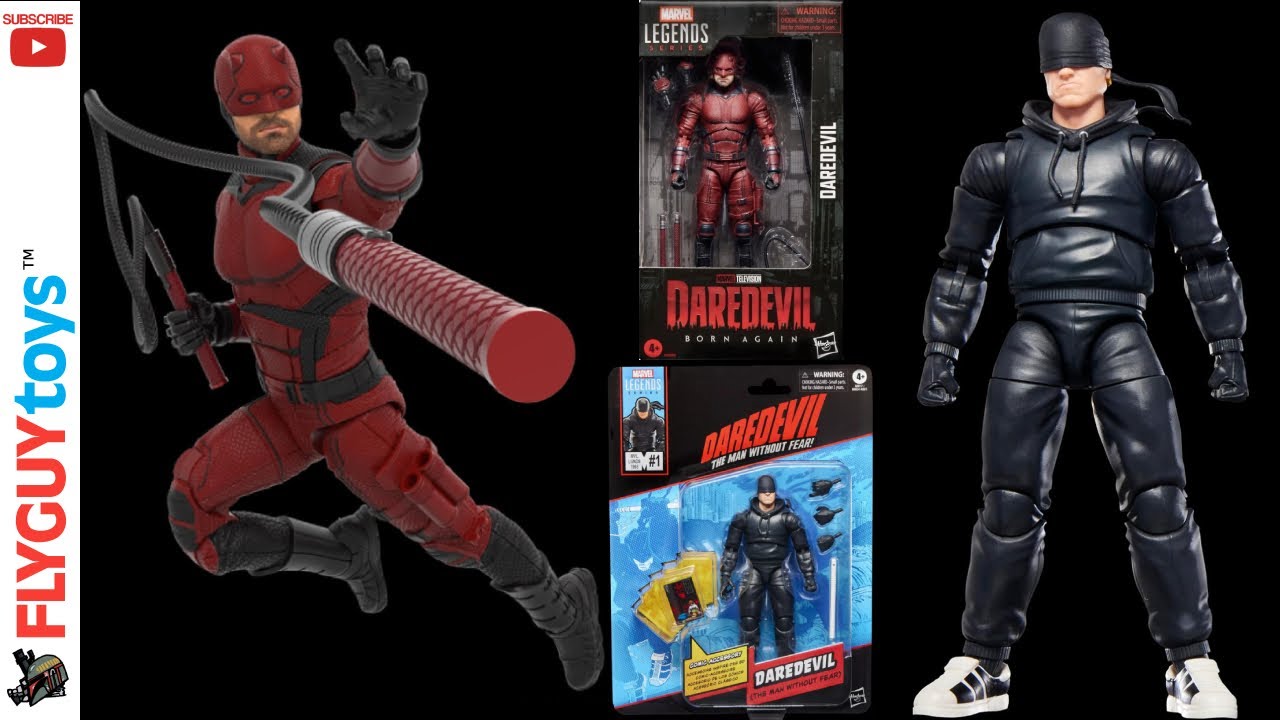Double Daredevil. Marvel Legends Born Again & The Man Without Fear