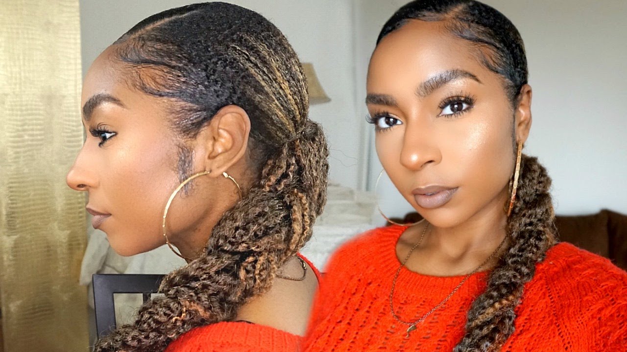 How To: Sleek Braided Ponytail Tutorial| Short to Long ...