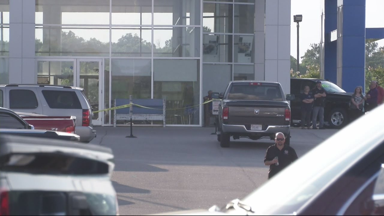 Explosion at car dealership YouTube