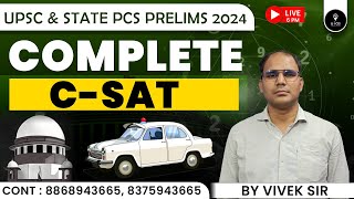 06 May I C-SAT Class I By Vivek Sir I Team U IAS