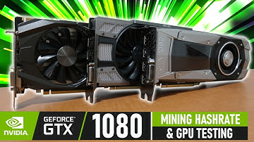 Geforce GTX 1080 Mining Hashrate & OverClock Testing