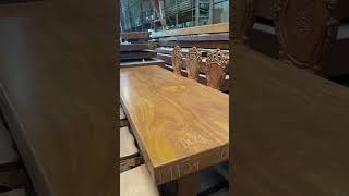 gõ pachy siêu víp 300*100*12cm kê thoải mái 10 ghế chạm 😍# #wood xuhuongyoutube #viral