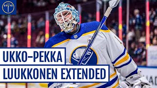 Ukko-Pekka Luukkonen signs a 5-year, $4.75 million AAV extension with the Buffalo Sabres
