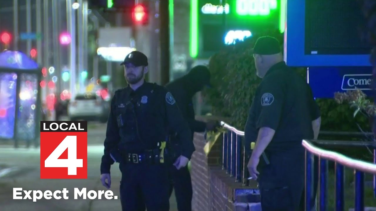 Suspect in fatal Detroit shooting hit by car outside police precinct ...