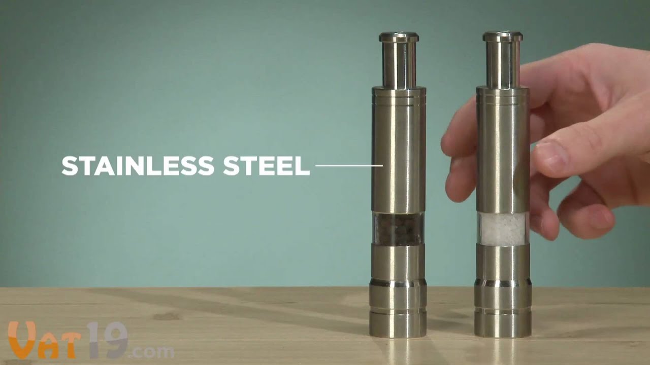 PepperMate: Premium Pepper Mill (Stainless Steel)