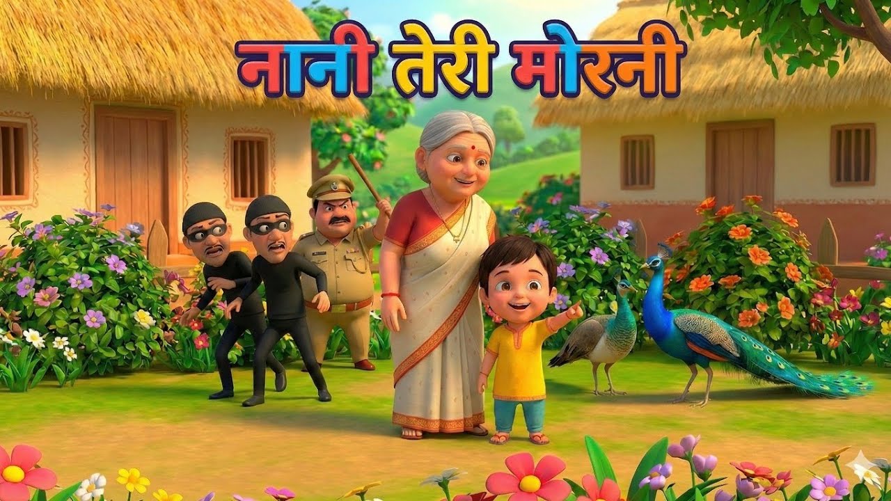 Nani Teri Morni | नानी तेरी मोरनी | Nani Teri Morni Ko Mor Le Gaye | Hindi Rhyme By RV Cartoon 