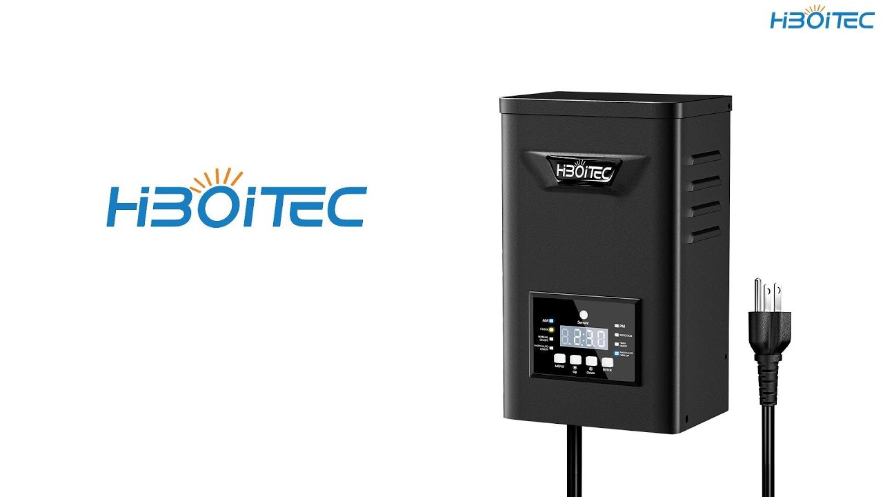 HIBOITEC low voltage landscape transformer - Part 4 How to set Manual On/Manual Off or Dusk to Dawn